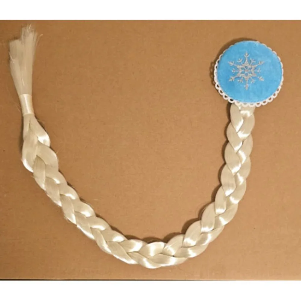 Elsa Braid Hair Clip Frozen-Inspired Halloween Costume Dress-Up Accessory Disney